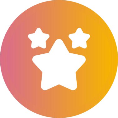 Yıldız simgesinin vektör illüstrasyonu