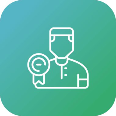 User icon, vector illustration simple design