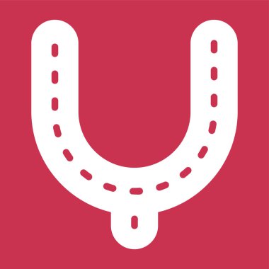 Küf modern simgesi beyaz arkaplanda izole 