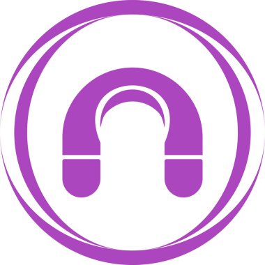 Şişirilebilir Seyahat yastık simgesi, vektör illüstrasyonu