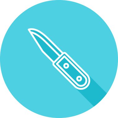 cep çakısı simgesi web illüstrasyonu