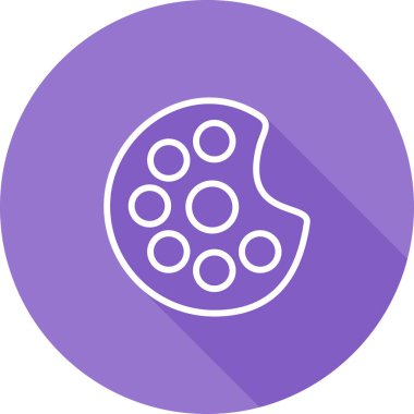 Sanatçı Paleti simgesinin satır çizimi 