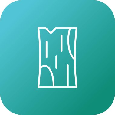 Tahta. Web simgesi basit illüstrasyon