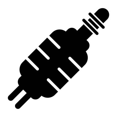 Jack Connector simgesi, vektör illüstrasyonu