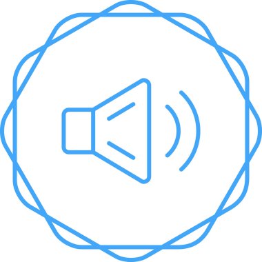 Ses hoparlörü web illüstrasyonu