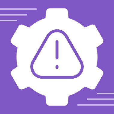 Risk Yönetimi simgesi, vektör illüstrasyonu 