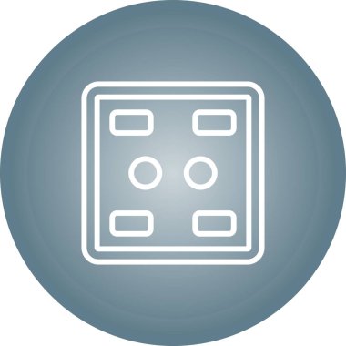 soket simgesi web basit illüstrasyon