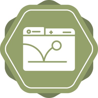 Sıçrama Oranı simgesinin vektör çizimi