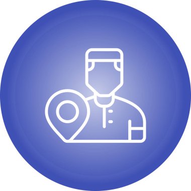 user icon, vector illustration simple design