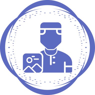 user icon, vector illustration simple design