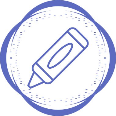 Crayon web simgesinin vektör illüstrasyonu