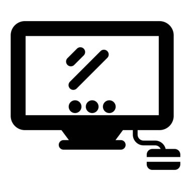 masaüstü web simgesi vektör çizimi