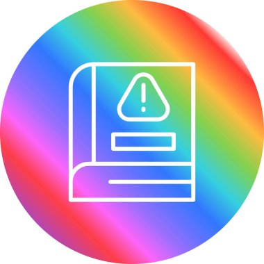 kitap simgesi, vektör illüstrasyonu 