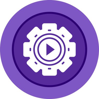 Çokluortam Seçenek video vektör illüstrasyonu 