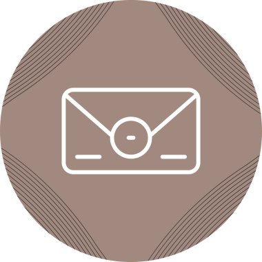 zarf simgesi, web basit illüstrasyon