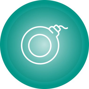 bomba simgesi web basit illüstrasyon