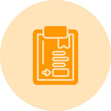 Pano. Web simgesi basit illüstrasyon 