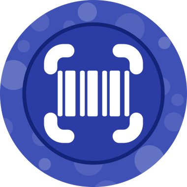 Barkod Tarayıcı simgesinin vektör çizimi 