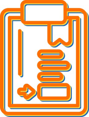 Pano. Web simgesi basit illüstrasyon 