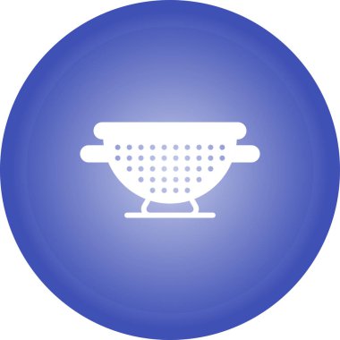 Colander web simgesi vektör illüstrasyonu 