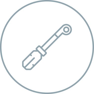 Boru ipliği. Web simgesi basit illüstrasyon