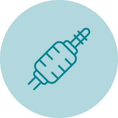 Jack Connector simgesi, vektör illüstrasyonu
