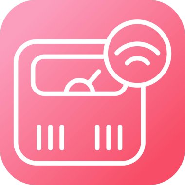 Akıllı Ölçekli vektör çizgisi simgesi