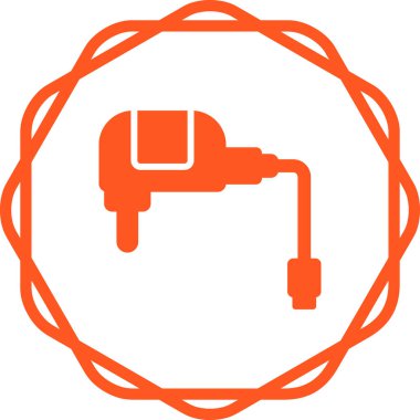 Aygıt web simgesi vektör illüstrasyonu