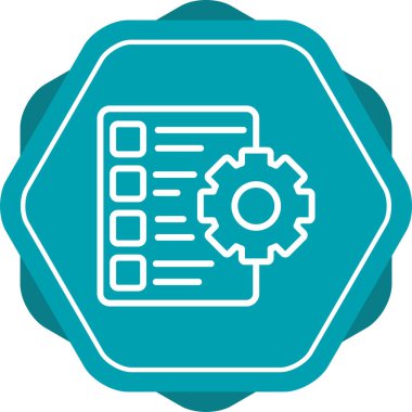 Dosya simgesinin vektör illüstrasyonu 