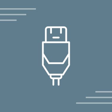 hdmi simgesi, web tasarımı için resimleme