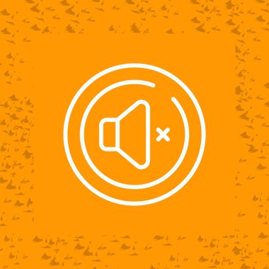 Cilt Dilsiz Çemberi Simgesi, Renkli Vektör İllüstrasyonu