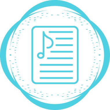 müzik çalma listesi kutsal kişilerin resmi, vektör çizim