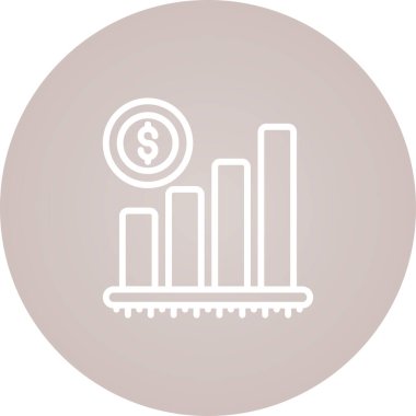 Büyüme. Web simgesi basit illüstrasyon 