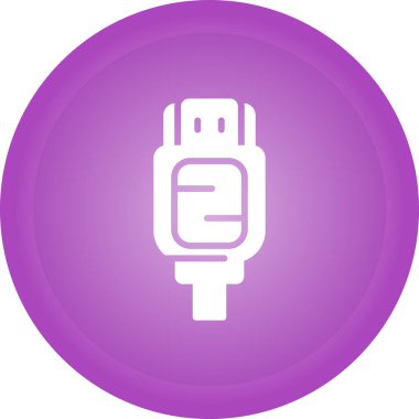 hdmi simgesi, web tasarımı için resimleme