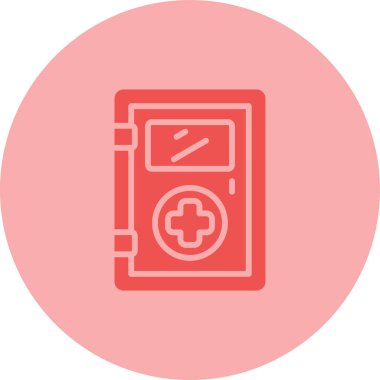 Kapı simgesinin vektör illüstrasyonu