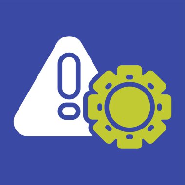 Uyarı tehlike simgesi web basit illüstrasyonuName