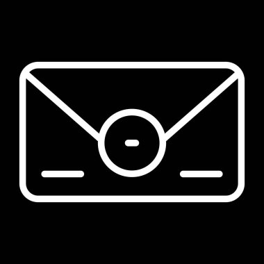 zarf simgesi, web basit illüstrasyon