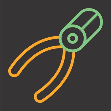 Pense modern simgesinin vektör illüstrasyonu  