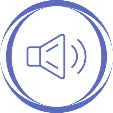 Ses hoparlörü web illüstrasyonu