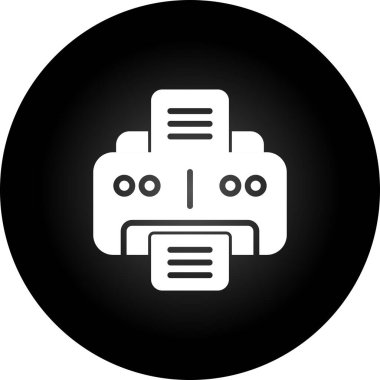 Office yazıcı simgesini, vektör çizim