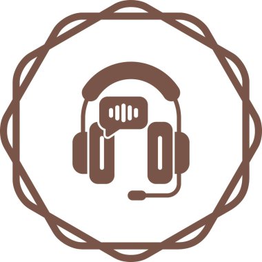 Yardım Hattı simgesinin vektör illüstrasyonu