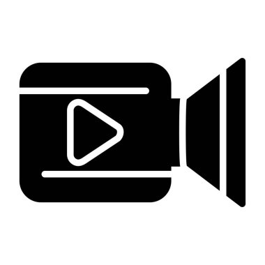 Kamera. Web simgesi basit illüstrasyon 