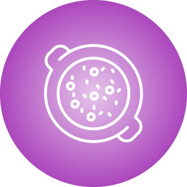 Güveç. Web simgesi basit illüstrasyon