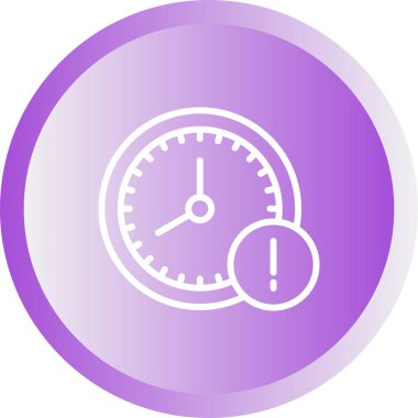 Anımsatıcının modern ünlem simgesi ile vektör illüstrasyonu