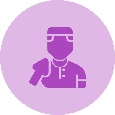 user icon, vector illustration simple design