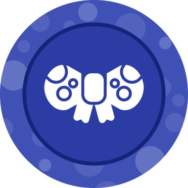 kurdeleli yay simgesi, web illüstrasyonu