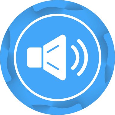 Ses hoparlörü web illüstrasyonu