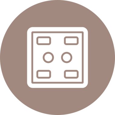 soket simgesi web basit illüstrasyon