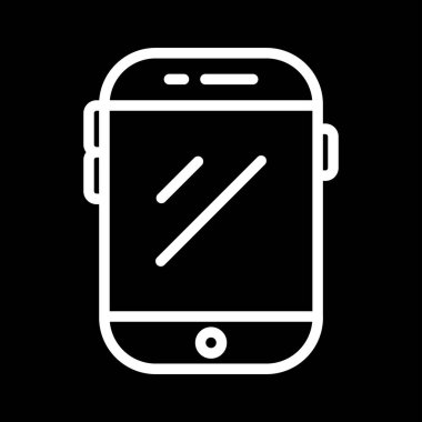 Akıllı telefon. Web simgesi basit tasarım