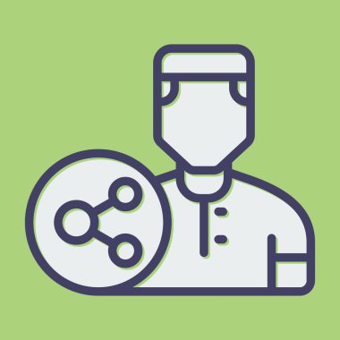 user icon, vector illustration simple design